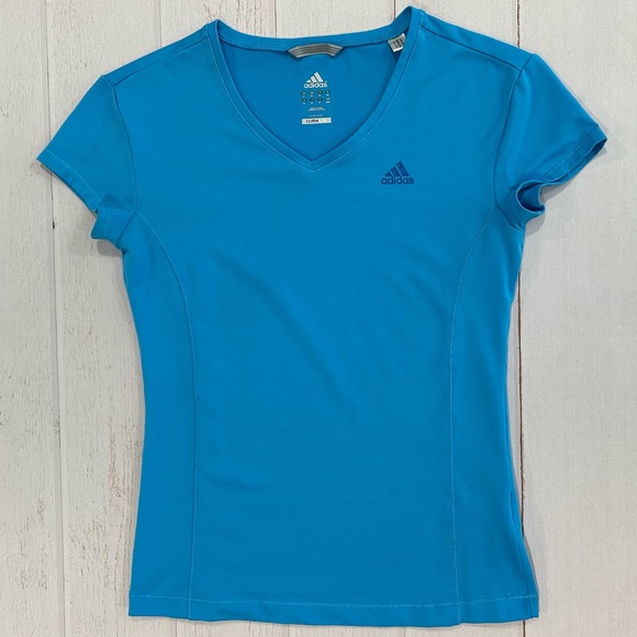 Adidas Climalite Short Sleeve Top Women’s Size Medium - Picture 3 of 13